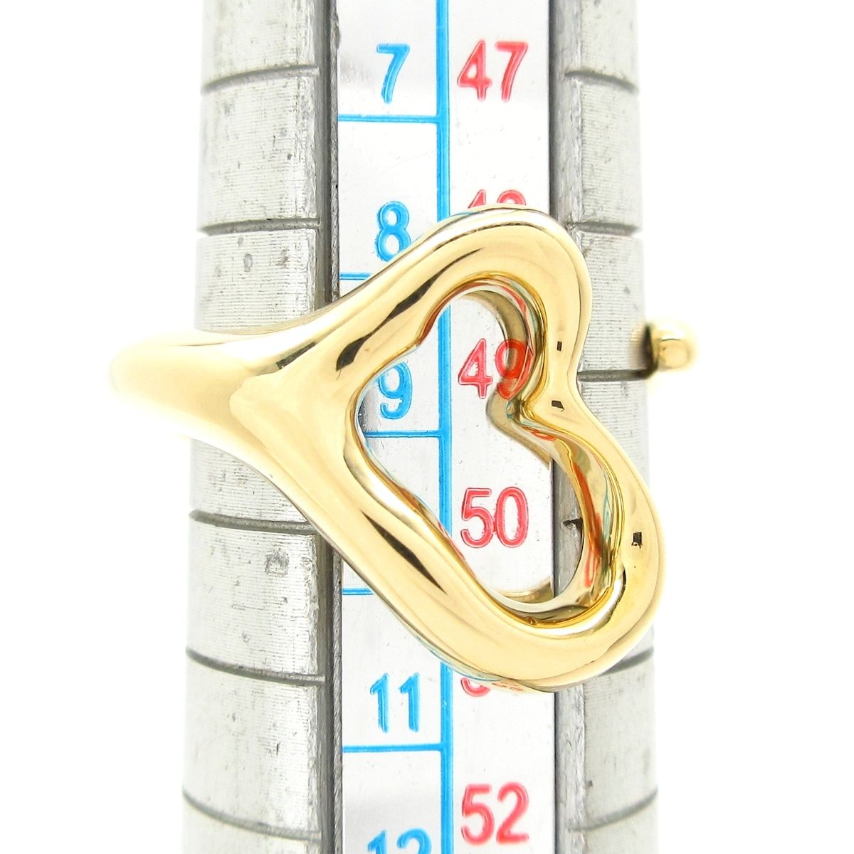 Tiffany & Co Ring Open Heart 18k Yellow Gold — view 8