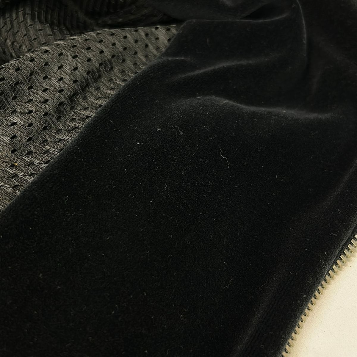 Gucci Jacket M Chenille Black Multi Zip Up Velour Embroidery Spring Autumn — view 8