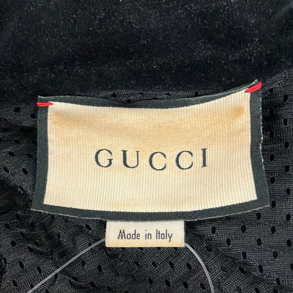 Gucci Jacket M Chenille Black Multi Zip Up Velour Embroidery Spring Autumn — view 3