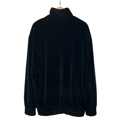 Gucci Jacket M Chenille Black Multi Zip Up Velour Embroidery Spring Autumn — view 2