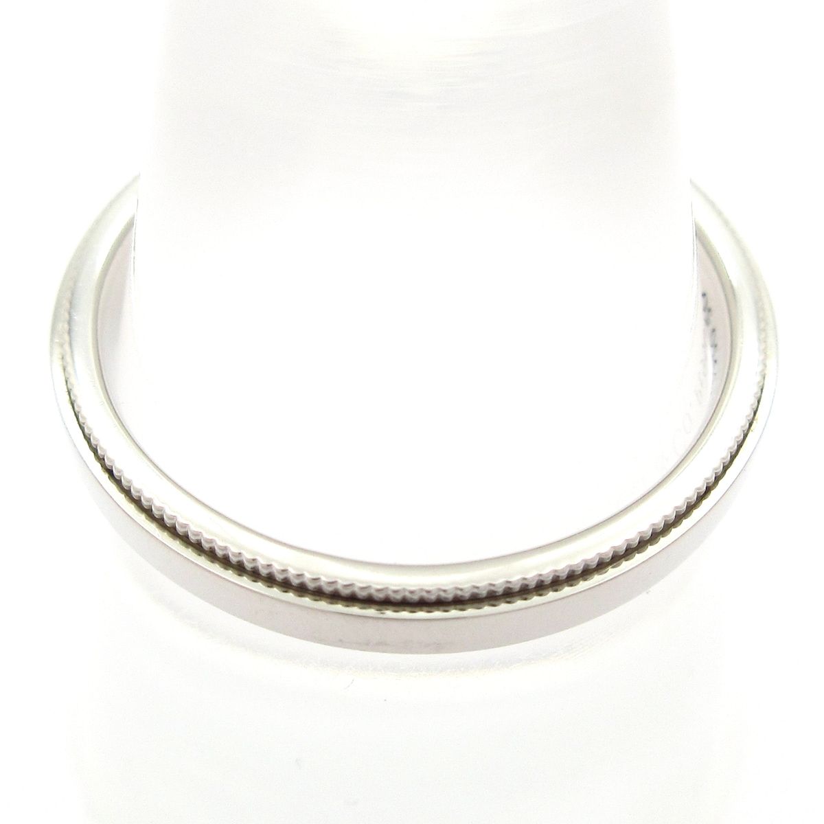 Tiffany & Co Ring 50 Together Mil Gray Band Diamond Initial Anniversar — view 3