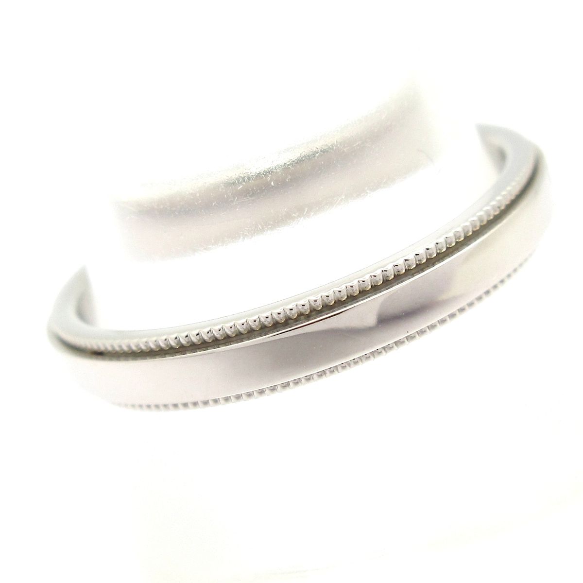 Tiffany & Co Ring 50 Together Mil Gray Band Diamond Initial Anniversar — view 2
