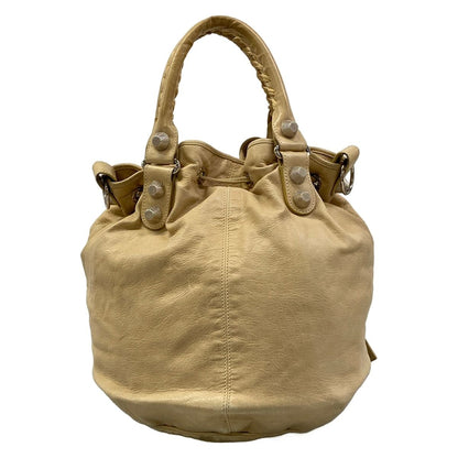 Balenciaga Handbag the Giant Pom Beige Leather — view 3