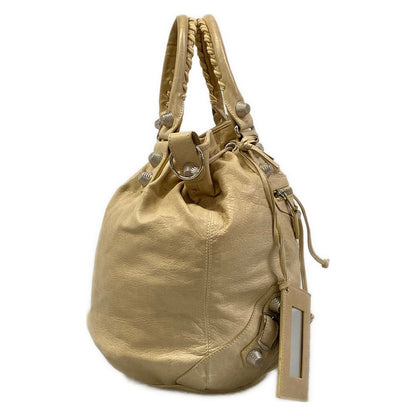 Balenciaga Handbag the Giant Pom Beige Leather — view 2