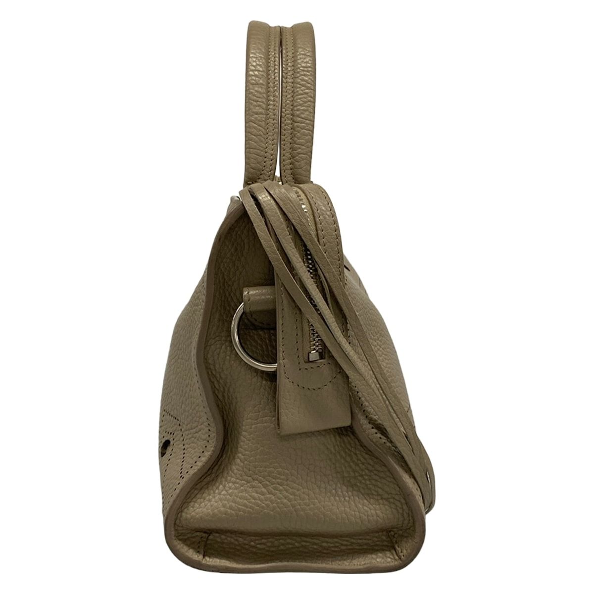 Balenciaga Handbag Black Out City S Gray Beige Leather — view 2