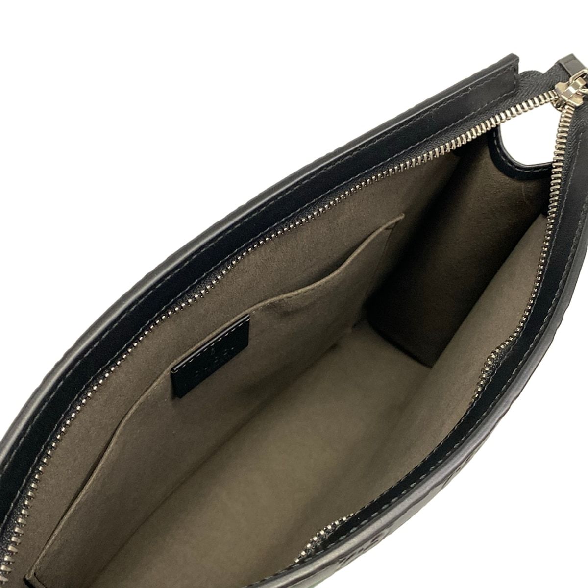 Gucci Clutch Guccissima Line Sherry Black Leather — view 7