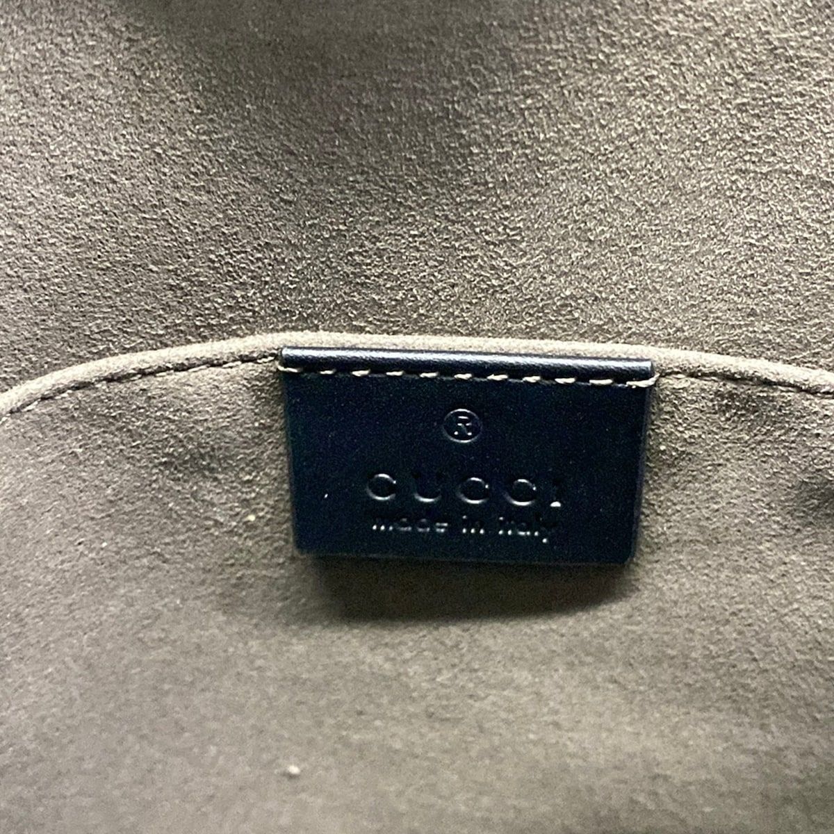 Gucci Clutch Guccissima Line Sherry Black Leather — view 9