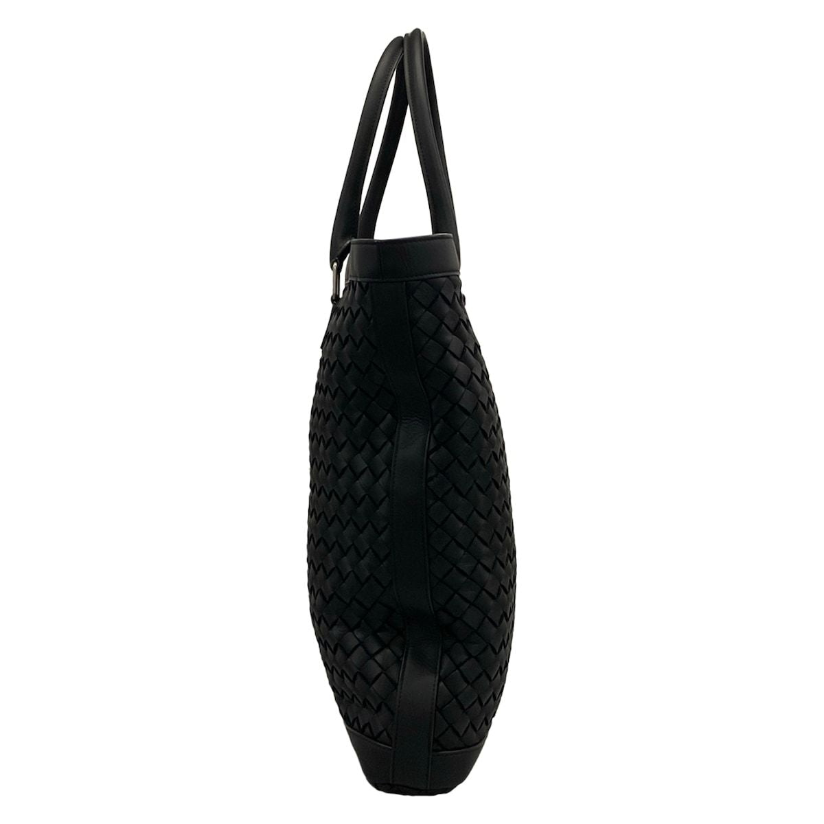 Bottega Veneta Tote Intrecciato Black Leather — view 4