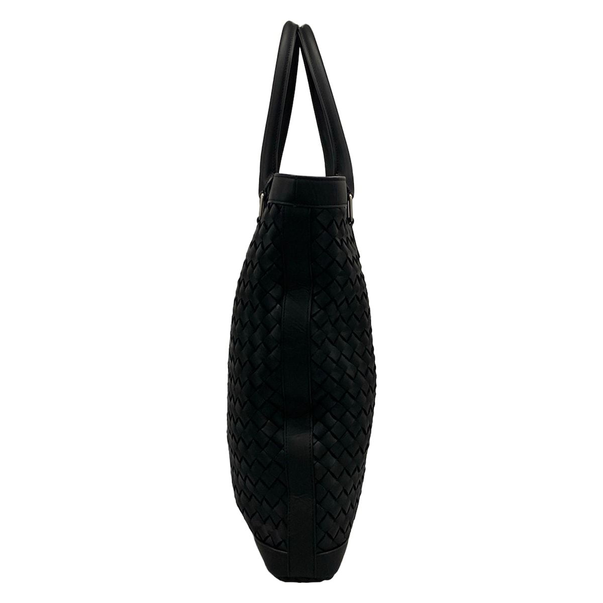 Bottega Veneta Tote Intrecciato Black Leather — view 2