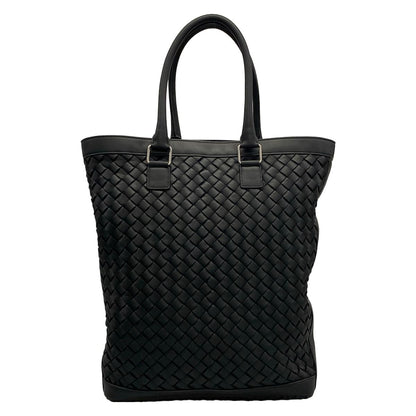 Bottega Veneta Tote Intrecciato Black Leather — view 3