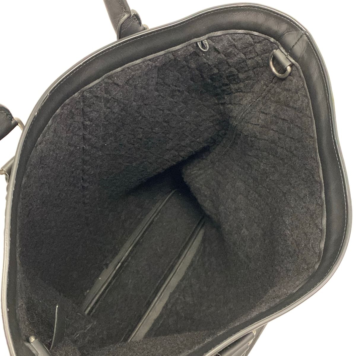 Bottega Veneta Tote Intrecciato Black Leather — view 7