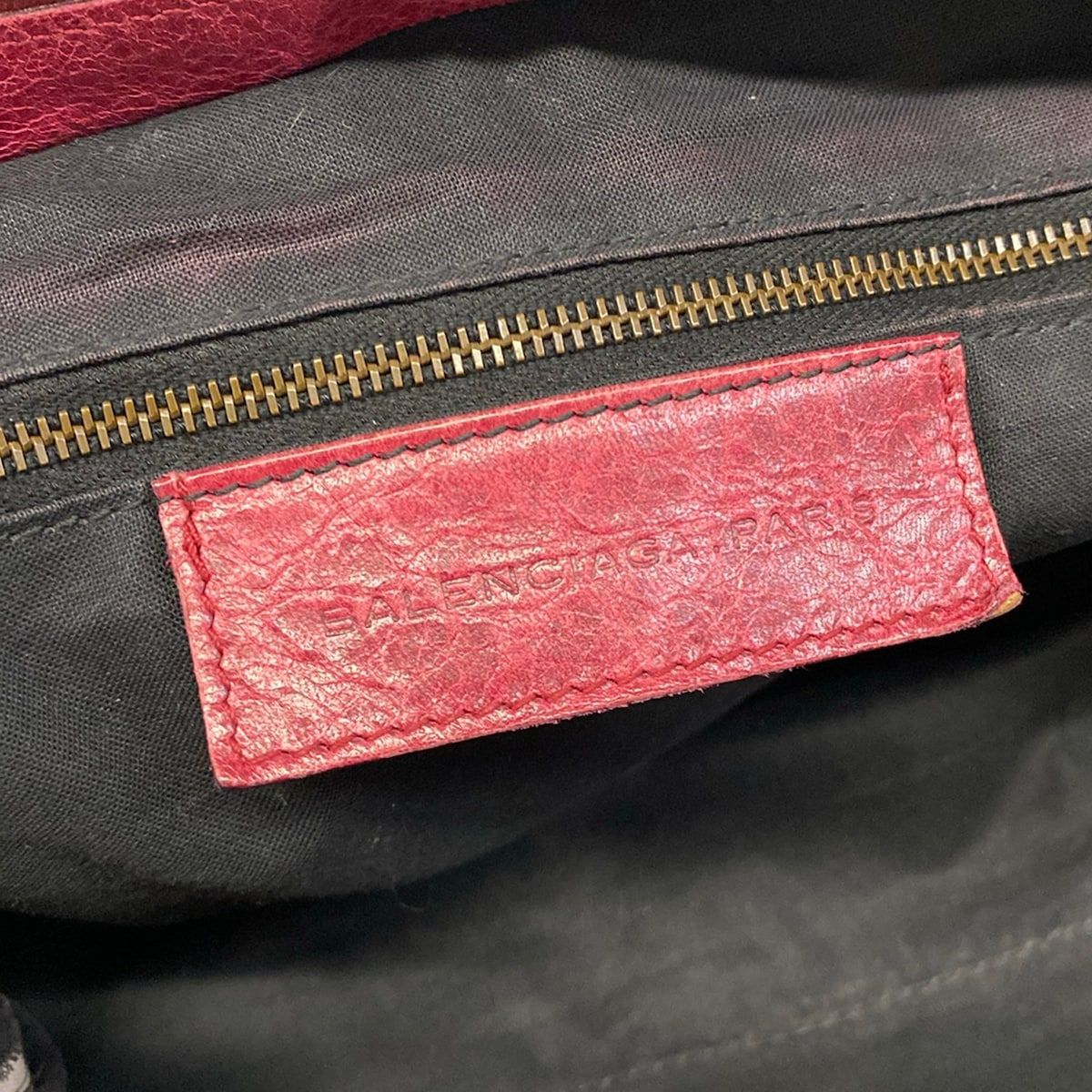 Balenciaga Handbag the Part Time Red Leather — view 9