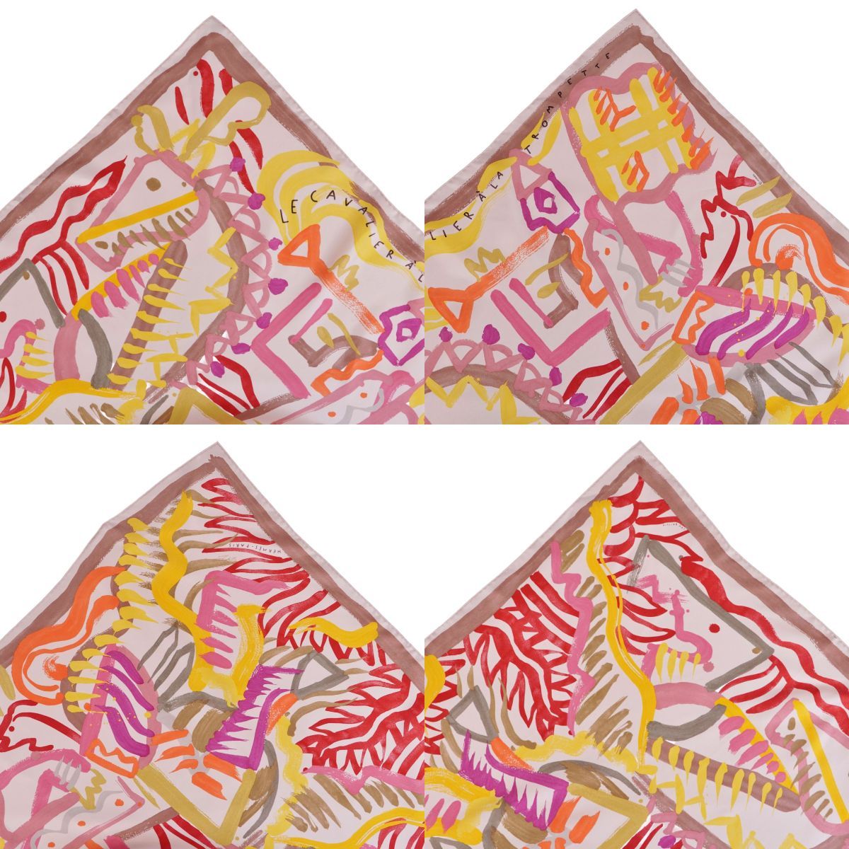 Hermes Scarf Carre 90 le Cavalier — view 5