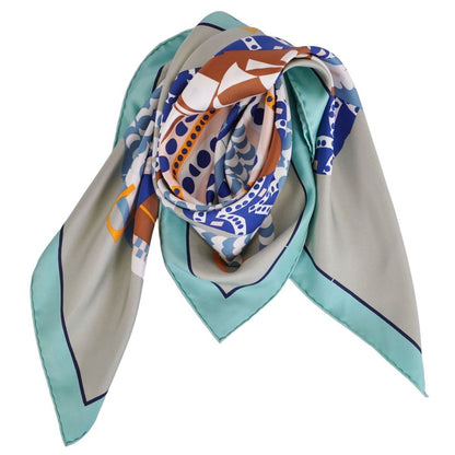 Hermes Scarf Carre 90 Gaucho Saddle Silla — view 2