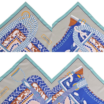 Hermes Scarf Carre 90 Gaucho Saddle Silla — view 5