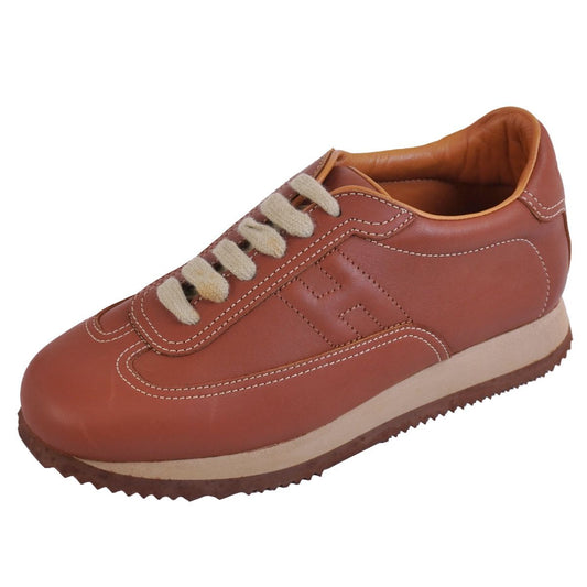 Hermes Sneakers Low Cut Logo Quick Leather