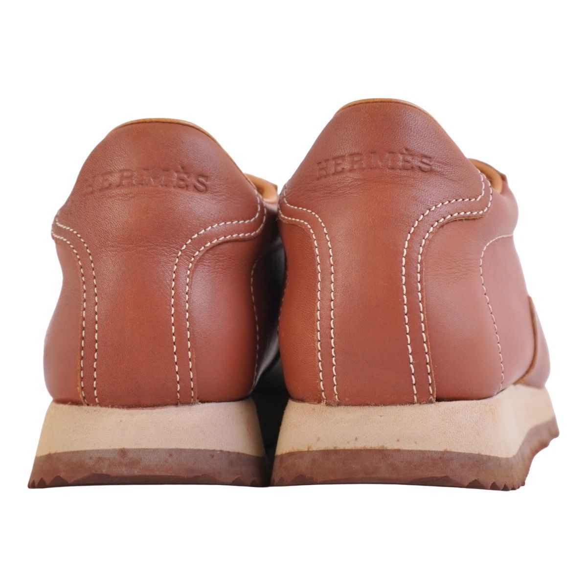Hermes Sneakers Low Cut Logo Quick Leather — view 5
