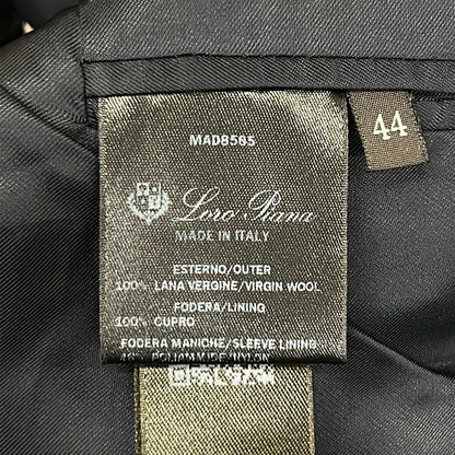 Loro Piana Jacket 44 S Navy Long Sleeve Autumn Winter Uniform — view 4