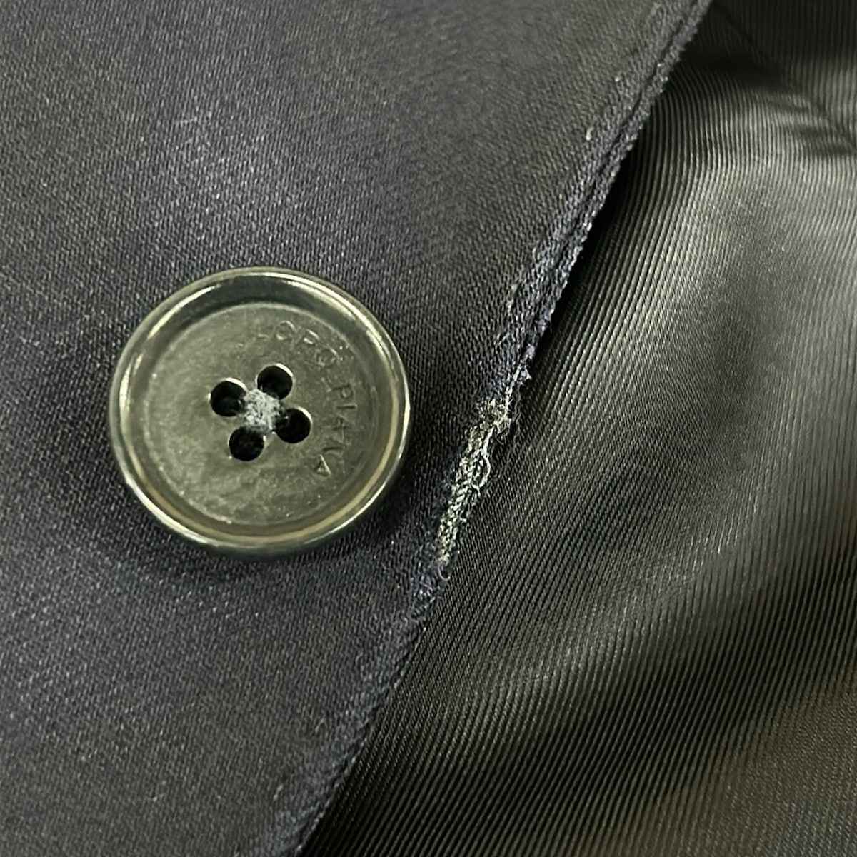 Loro Piana Jacket 44 S Navy Long Sleeve Autumn Winter Uniform — view 7
