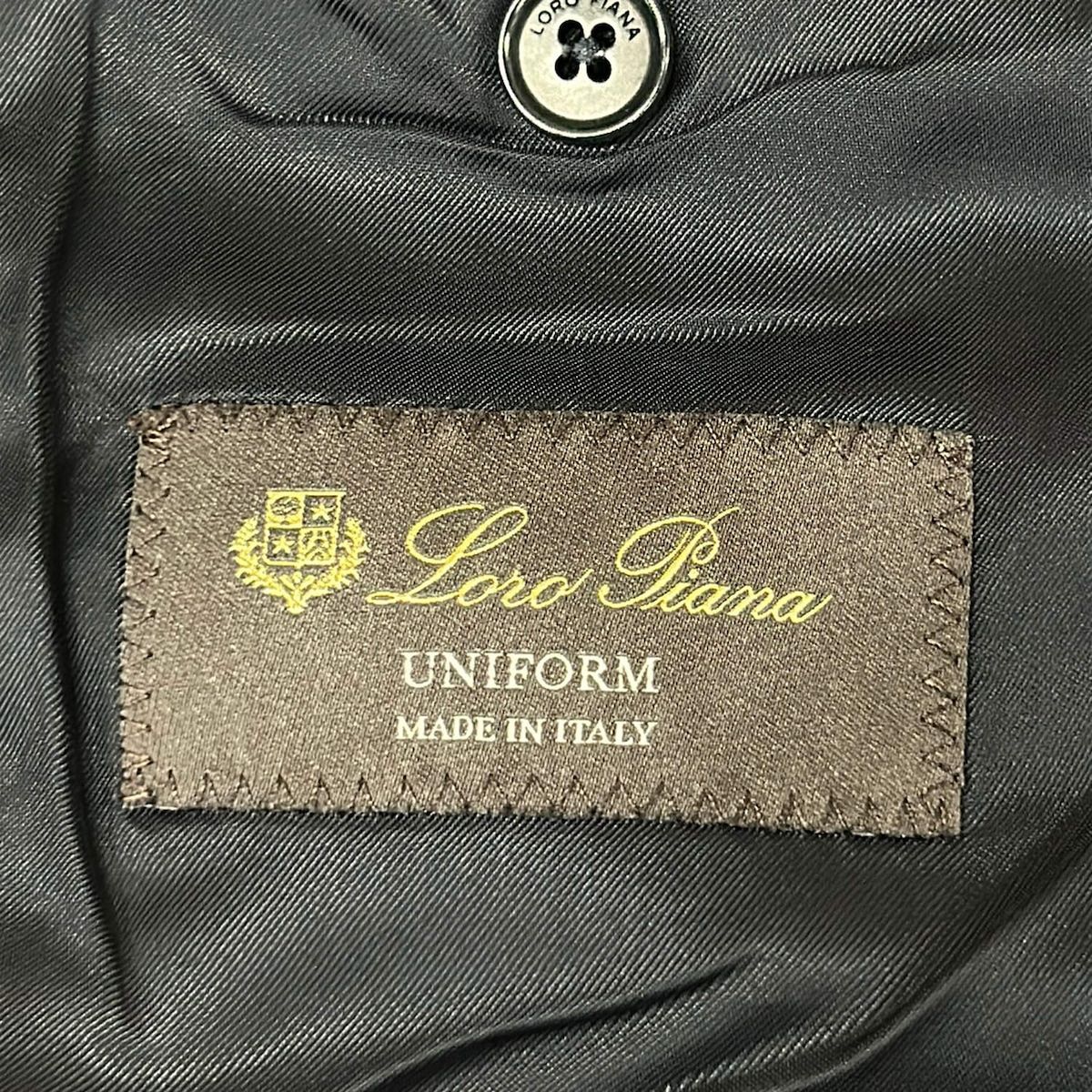 Loro Piana Jacket 44 S Navy Long Sleeve Autumn Winter Uniform — view 3