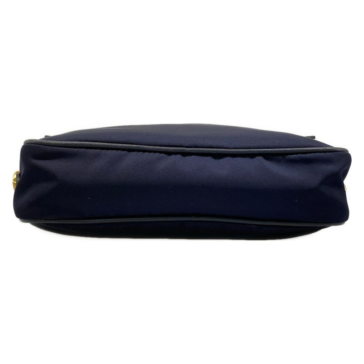 Prada Shoulder Bag Navy Removable Strap Leather — view 5