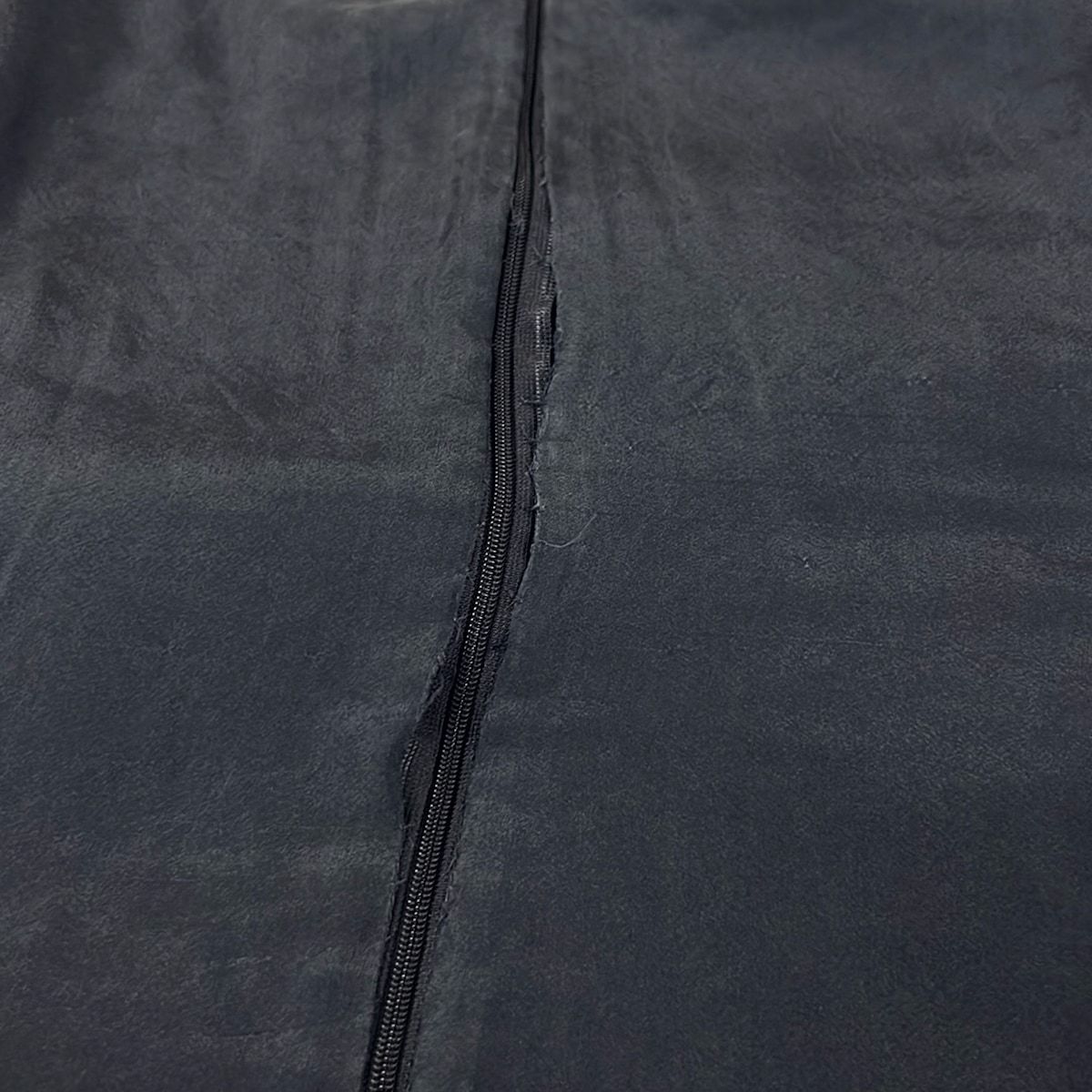 Chanel Dress 42 L Black Navy Multi Sleeveless Knee Length Knit Wool — view 9