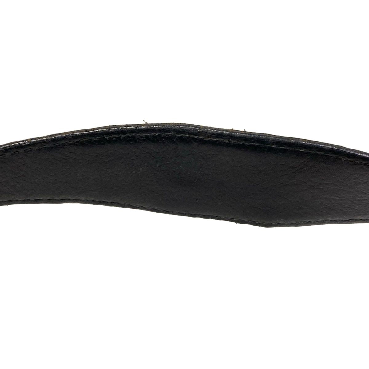 Gucci Shoulder Bag Guccissima Line Black Leather — view 9