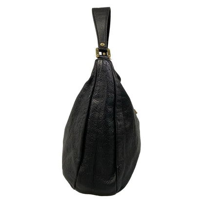 Gucci Shoulder Bag Guccissima Line Black Leather — view 2