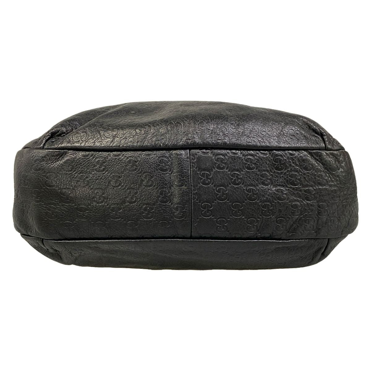 Gucci Shoulder Bag Guccissima Line Black Leather — view 5