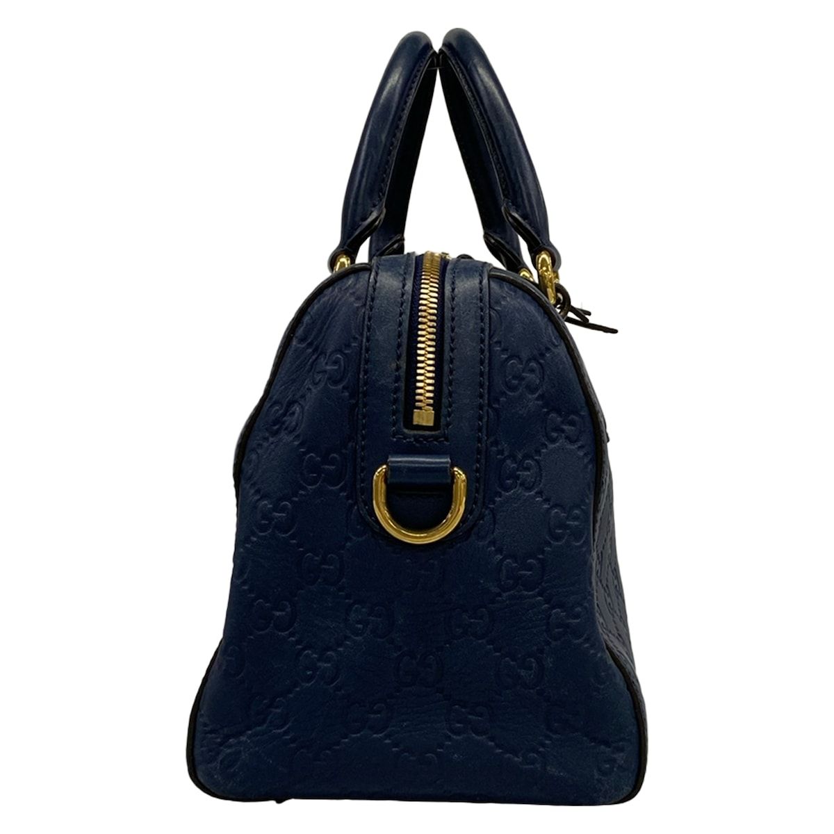 Gucci Handbag Guccissima Line Navy Leather — view 2