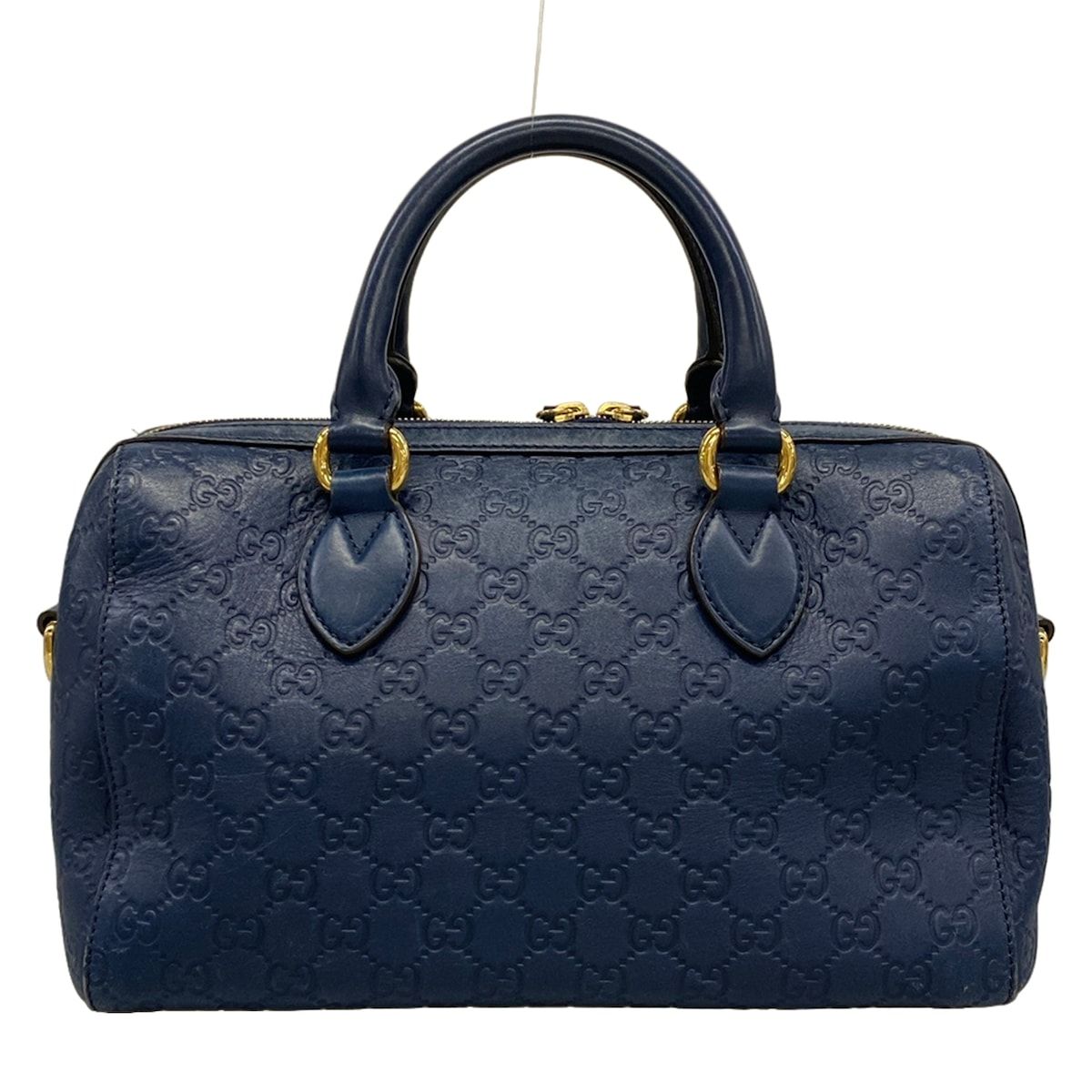 Gucci Handbag Guccissima Line Navy Leather — view 3