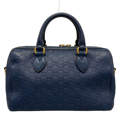 Gucci Handbag Guccissima Line Navy Leather — view 3