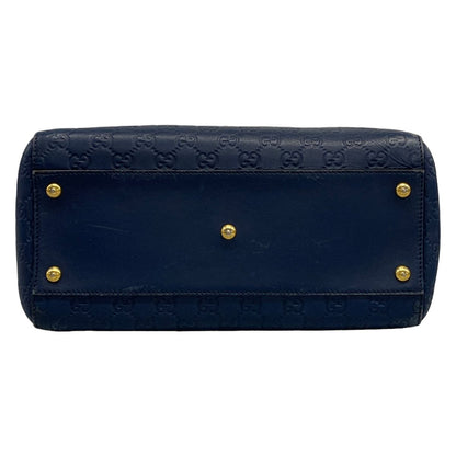 Gucci Handbag Guccissima Line Navy Leather — view 5