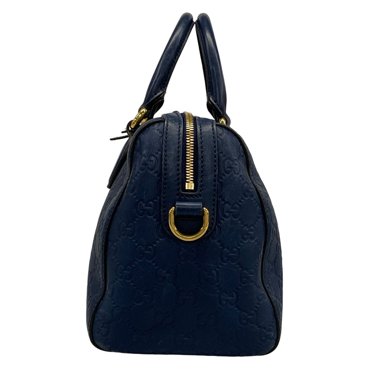 Gucci Handbag Guccissima Line Navy Leather — view 4