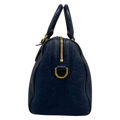 Gucci Handbag Guccissima Line Navy Leather — view 4