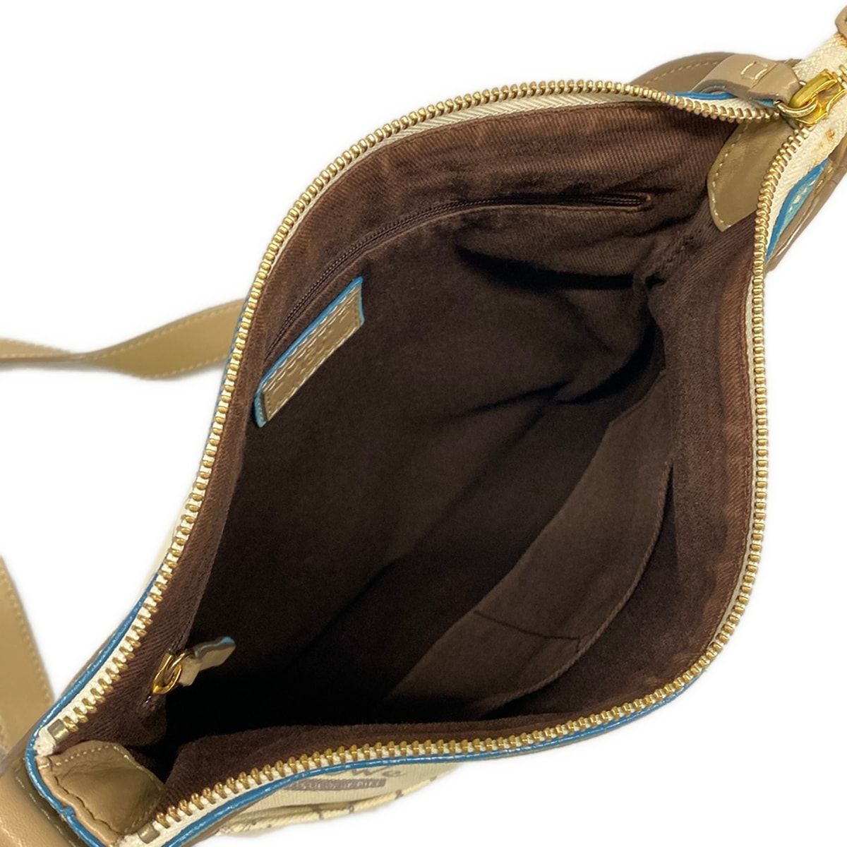 Loewe Shoulder Bag Ivory Gray Blue Anniversary Leather — view 7
