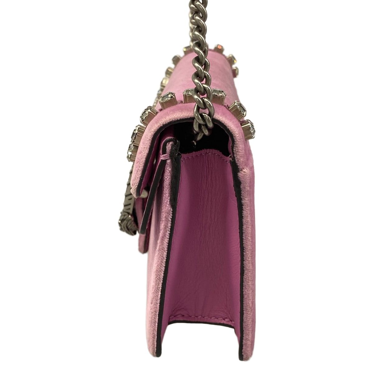 Gucci Shoulder Bag Dionysus Pink Chain Bijuu Leather — view 4