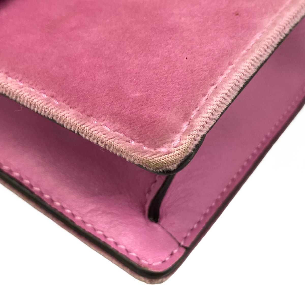 Gucci Shoulder Bag Dionysus Pink Chain Bijuu Leather — view 6