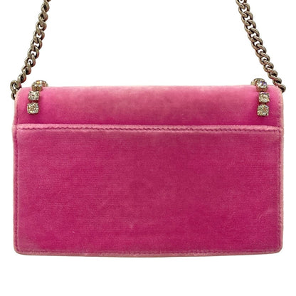Gucci Shoulder Bag Dionysus Pink Chain Bijuu Leather — view 3