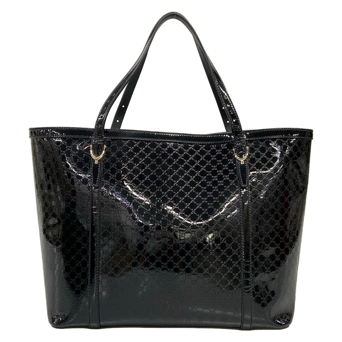 Gucci Tote Micro Guccissima Black Leather — view 3