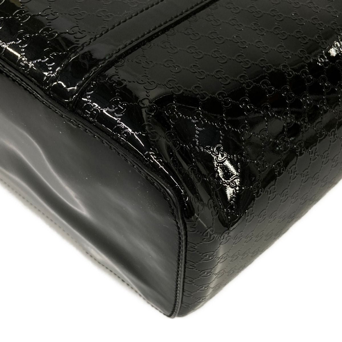 Gucci Tote Micro Guccissima Black Leather — view 6