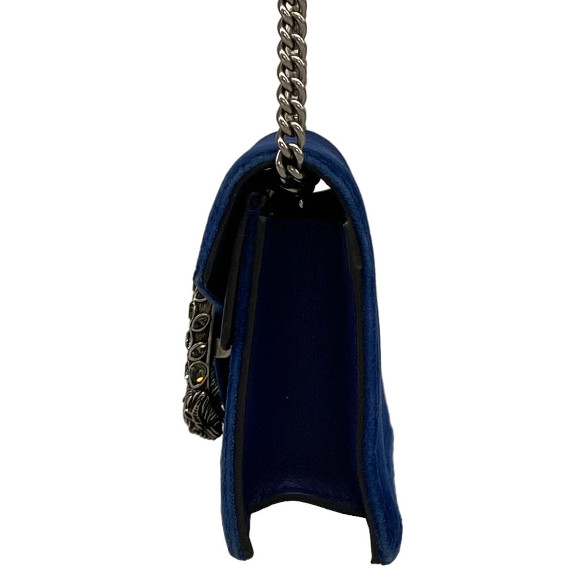 Gucci Shoulder Bag Dionysus Blue Chain Bijuu Leather — view 4