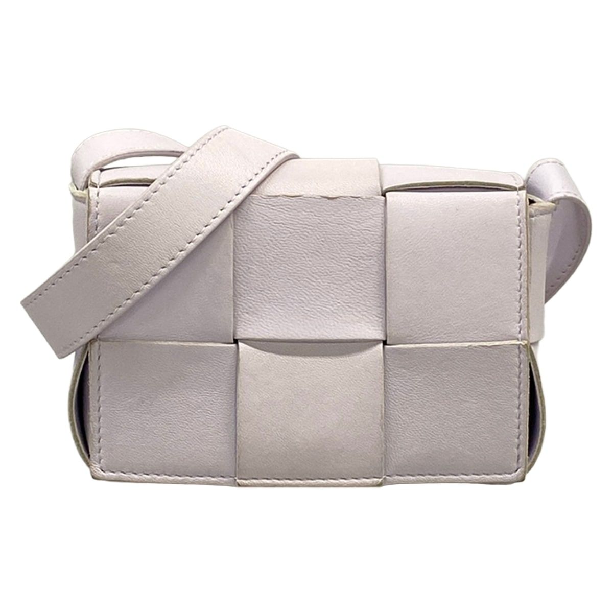Bottega Veneta Shoulder Bag Candy Cassette Light Purple Leather