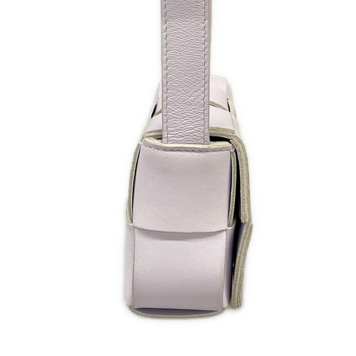 Bottega Veneta Shoulder Bag Candy Cassette Light Purple Leather — view 2
