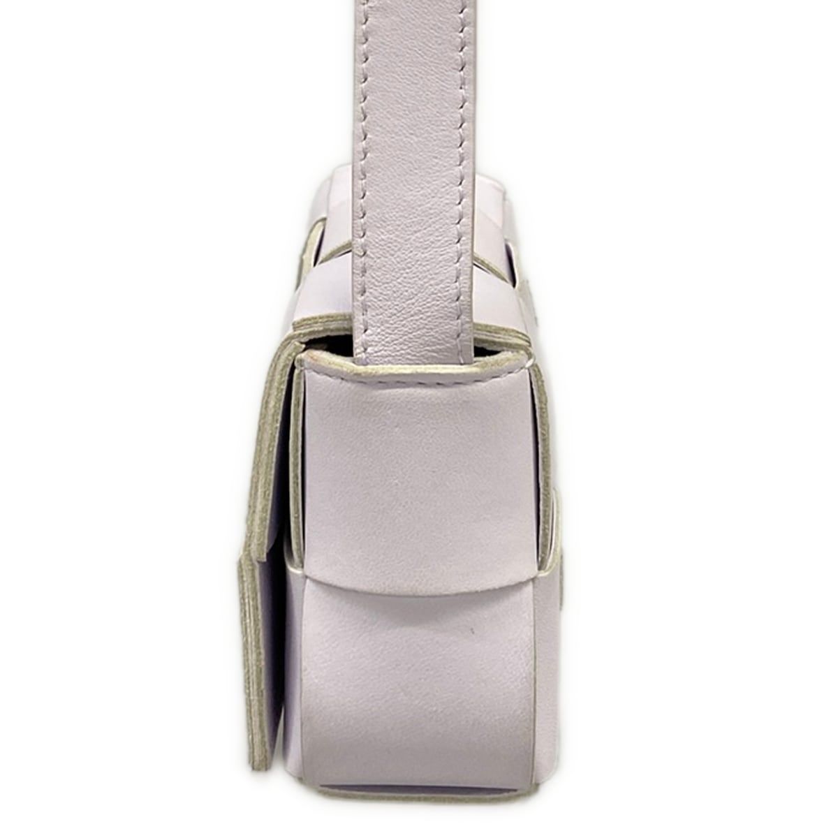 Bottega Veneta Shoulder Bag Candy Cassette Light Purple Leather — view 4