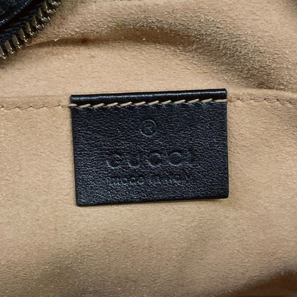 Gucci Shoulder Bag GG Marmont Black Chain Leather — view 9