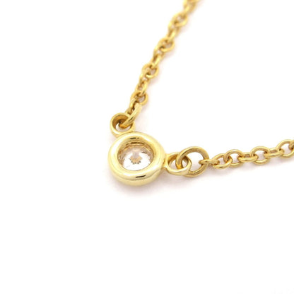 Tiffany & Co Necklace by the Yard 18k Yellow Gold Diamond 0.07 Carat — view 3