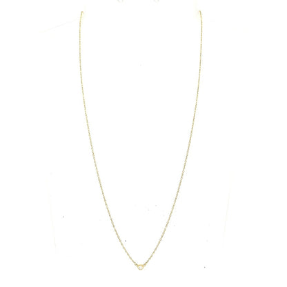 Tiffany & Co Necklace by the Yard 18k Yellow Gold Diamond 0.07 Carat — view 2