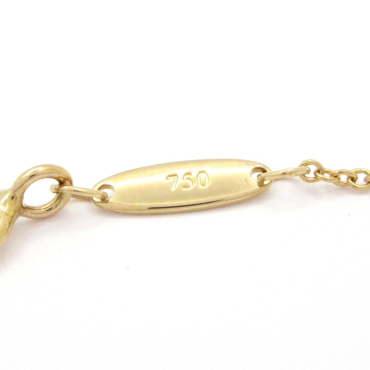 Tiffany & Co Necklace by the Yard 18k Yellow Gold Diamond 0.07 Carat — view 6