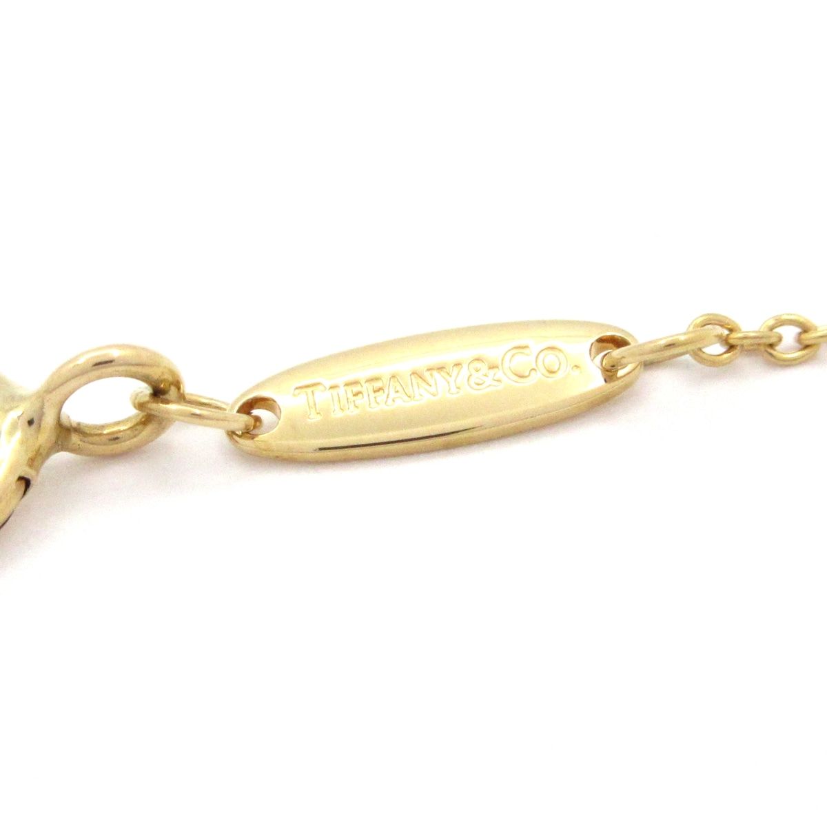 Tiffany & Co Necklace by the Yard 18k Yellow Gold Diamond 0.07 Carat — view 5